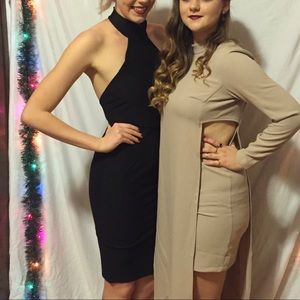 Missguided Halter Neck Cocktail Dress